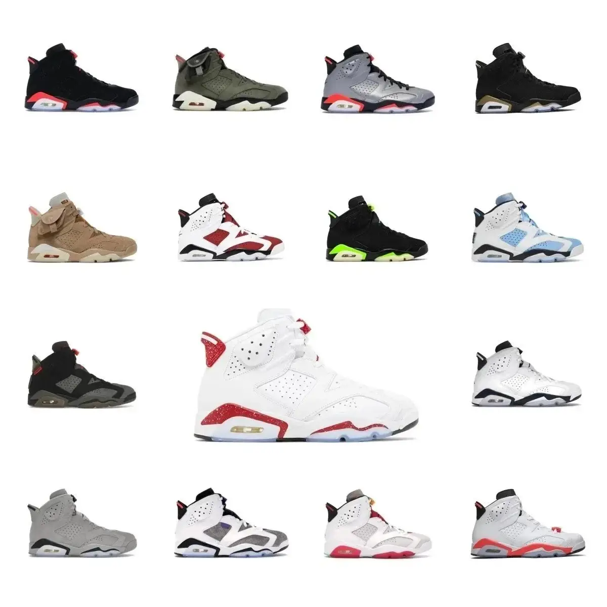 OG Air Jordan 6 (16 style)