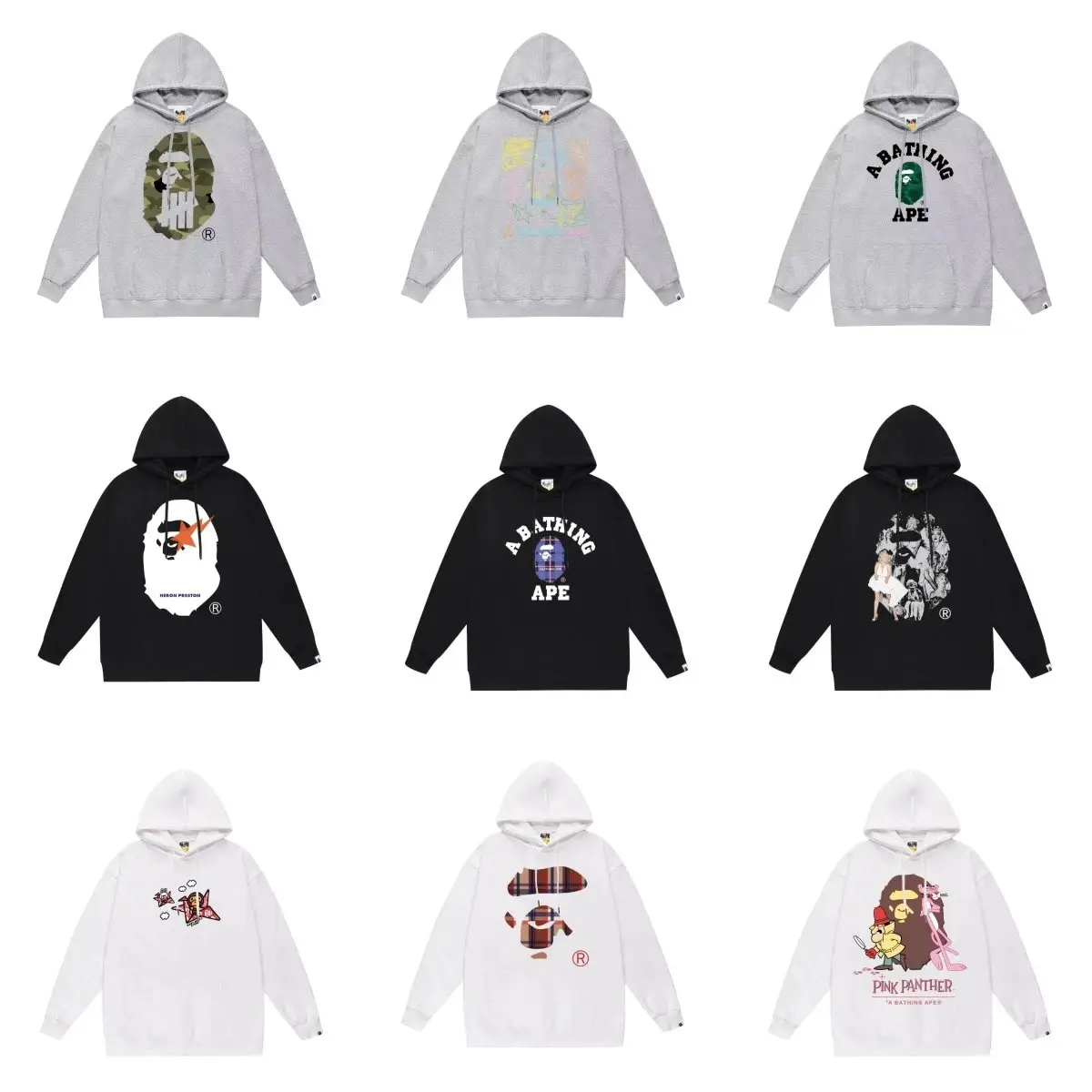 BAPE Fashion sweatshirt  (38 styles)