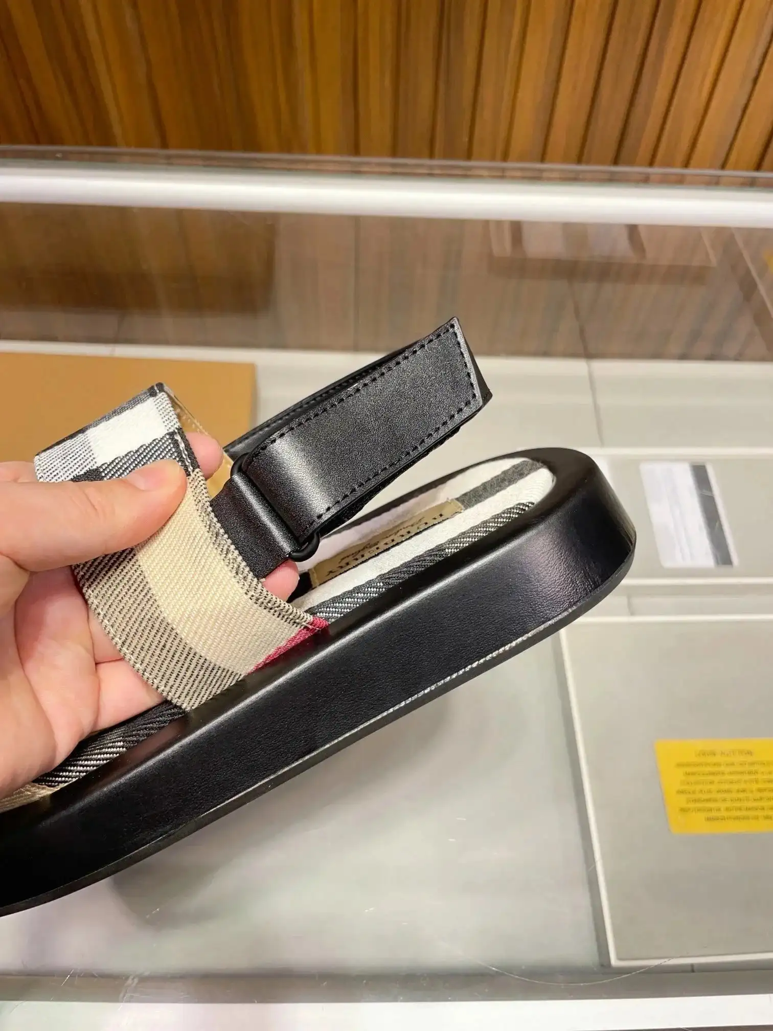 Burberry Check Strap Sandals 3