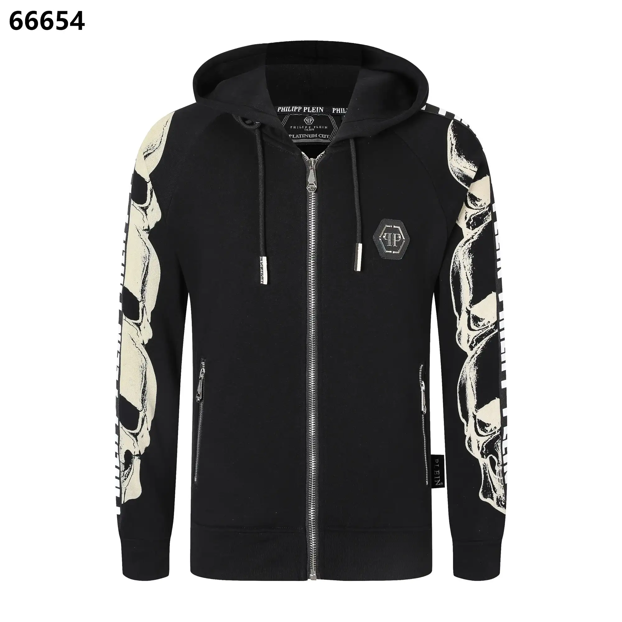 Philipp Plein Cross Skull Zip Sweater [14 styles] 2