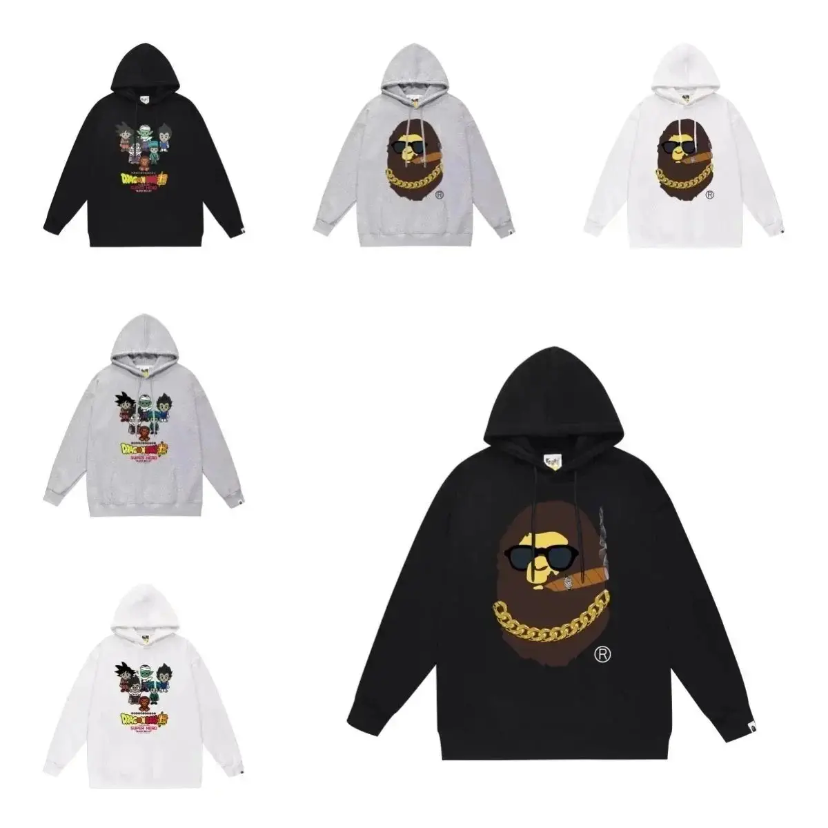 BAPE Ape Head & Dragon Ball Z Hoodies [40+ styles]
